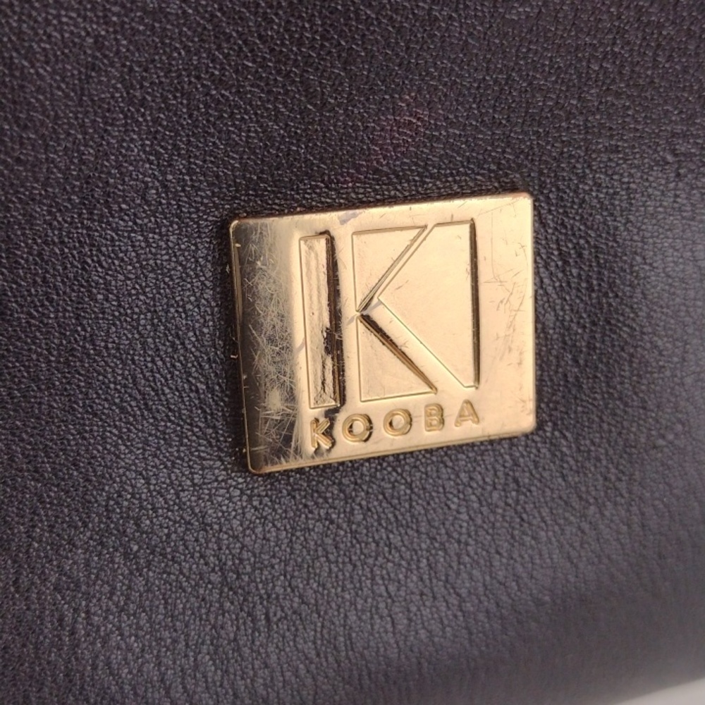 Classic Black Very Soft Leather Like Multi Tasseled Gold Tone HardwareTote Bag - Picture 7 of 14